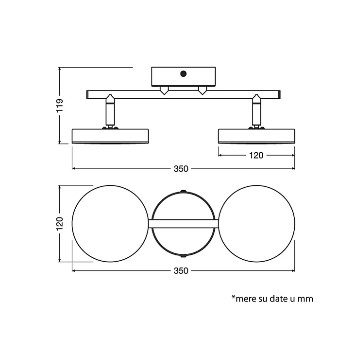 Ledvance spot lampa 10.5W 4058075841482E