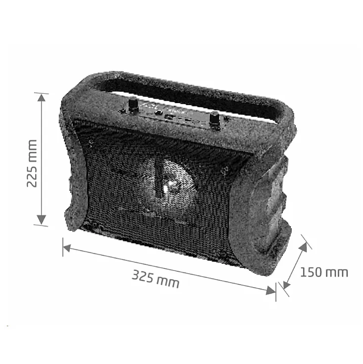 Bluetooth zvučnik 8W BTWORKY