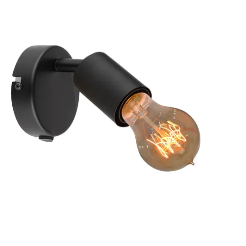 Spot lampa sa prekidačem crna 40W 1xE27 M190110 P