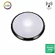 LED plafonjera crna 12W 6000K IP20 IK10 fi250x56mm okrugla sa microwave senzorom pokreta ISM band 5Y M271-C