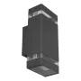 Zidna lampa antracit siva Max.35W IP44 2xGU10 M035 A