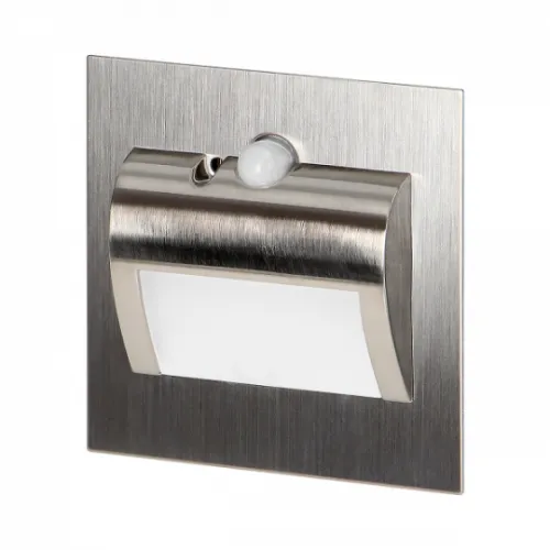 Zidna lampa saten nikl 1.5W 4000K 12VDC LED sa senzorom pokreta-bez napajanja DRACO AD-OS-6164LR4/N Adviti