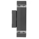 Zidna lampa antracit siva Max.35W IP44 2xGU10 M035 A