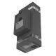 Zidna lampa antracit siva Max.35W IP44 2xGU10 M035 A