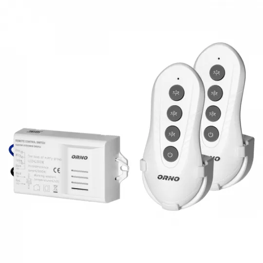 Wireless programator rasvete 3-kanala sa 2 daljinska upravljača, max. 1000W OR-GB-448 Orno
