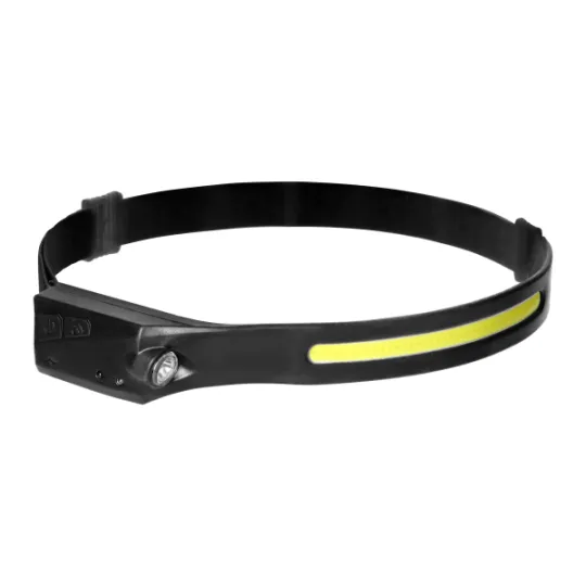 LED punjiva lampa za glavu COB/XPE LED USB-C 6000K 1200mAh 8/10W LT-10 Virone