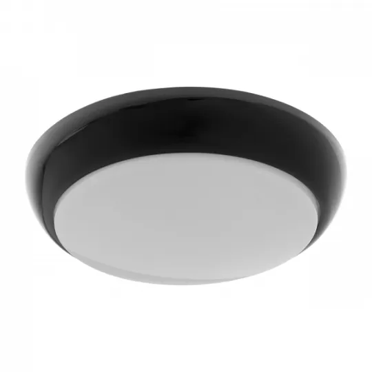 LED plafonjera crna 18W 3000K IP44 IK10 KOKO AD-PL-6280BLPM3 Adviti