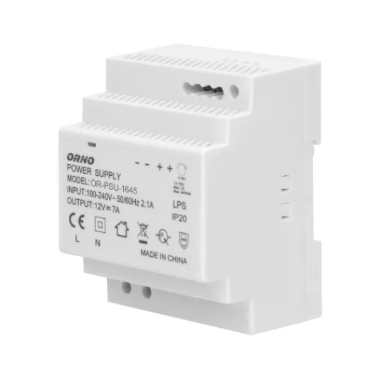Napajanje za DIN šinu 12V DC 7A 84W 4P OR-PSU-1645 Orno