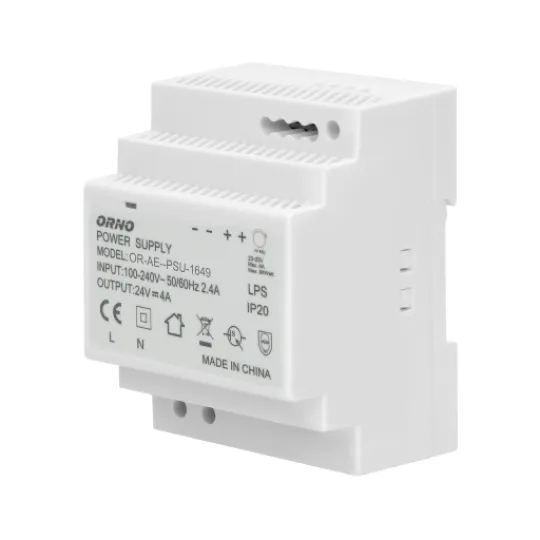 Napajanje za DIN šinu 24V DC 4A 100W 4P OR-PSU-1649 Orno