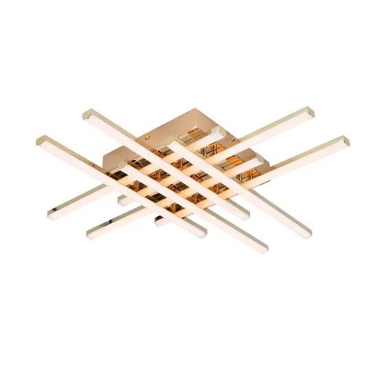 Luster zlatna LED plafonski 48W 3000K M10990-8 GD
