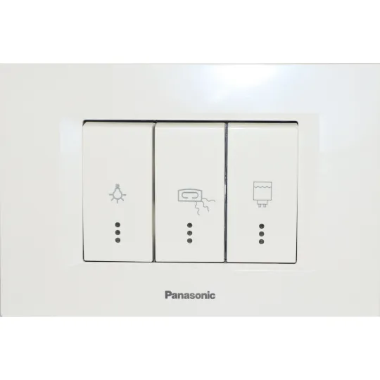 Kupatilski indikator beli horizontalni sa indik. WT9(WVTT30025WH)-EU2 Thea Modular 3M Panasonic