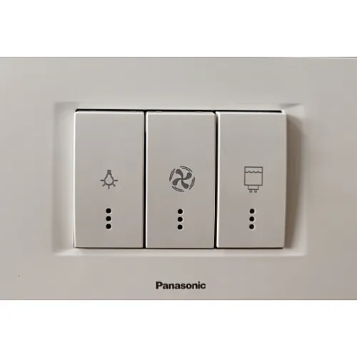 Kupatilski indikator beli model 2 horizontalni sa indik. WT9(WVTT30026WH)-EU2 Thea Modular 3M Panasonic