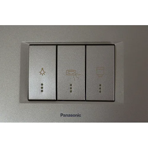 Kupatilski indikator antracit sivi horizontalni sa indik. WT9(WVTT30025AN)-EU2 Thea Modular 3M Panasonic