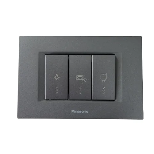 Kupatilski indikator tamno sivi horizontalni sa indik. WT9(WVTT30025DG)-EU2 Thea Modular 3M Panasonic