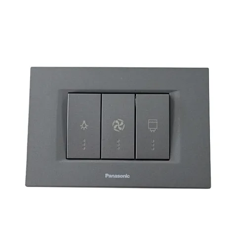 Kupatilski indikator tamno sivi model 2 horizontalni sa indik. WT9(WVTT30026DG)-EU2 Thea Modular 3M Panasonic