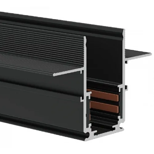 Šina 1m 13mm SLIM-UGRADNA CRNA za 48V LED magnetnu rasvetu 64.5x45.7mm