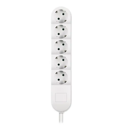 Priključnica bela prenosna petostruka (produžni kabl) 4451.0 kabl 1.5m max 3.6kW 16A 250V Aling