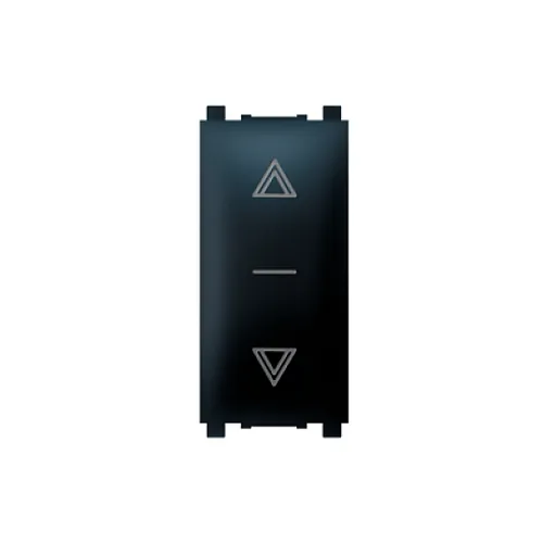Sklopka za roletne crna 10AX250V E-1M 72108.E1 Experience Aling