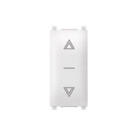 Sklopka za roletne bela 10AX250V E-1M 72108.0 Experience Aling