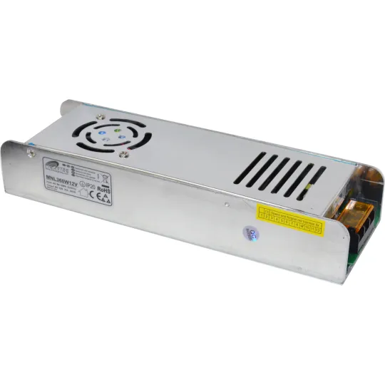 Napajanje MNL360W12V IP20 12V 360W 30A, sa ugrađenim kulerom