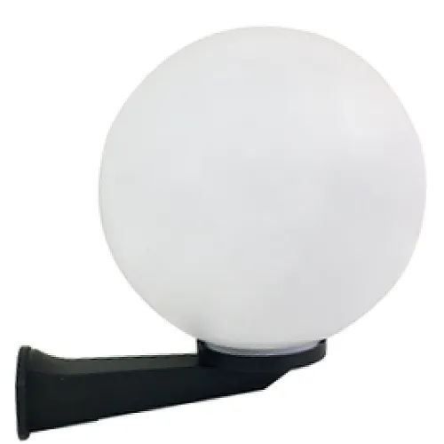 Zidna lampa bela Max.1x60W IP44 E27 kugla M300010