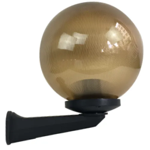 Zidna lampa zlatna Max.1x60W prizmatik IP44 E27 kugla M300012