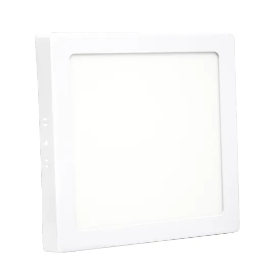 Nadgradni kvadratni LED panel beli 18W 3000K M18NK