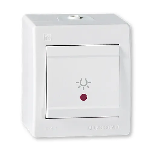 Taster svetla beli sa indikatorom IP44 255I.00 OG Power Aling