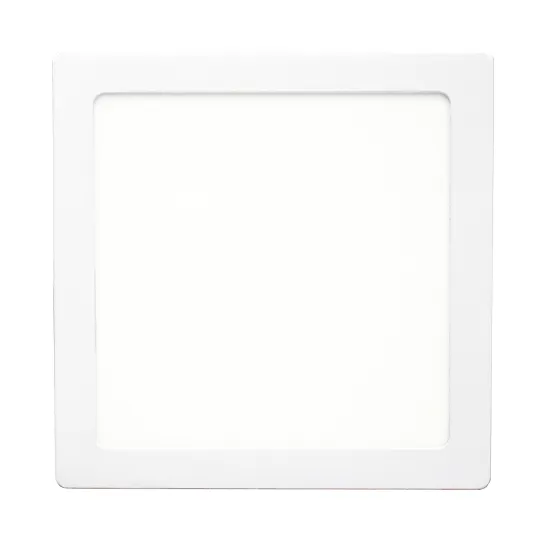 Nadgradni kvadratni LED panel beli 18W 3000K M18NK