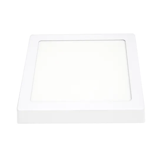 Nadgradni kvadratni LED panel beli 18W 3000K M18NK