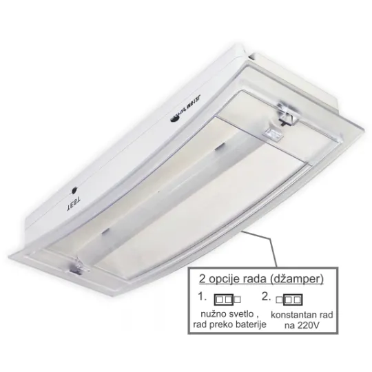 Punjiva lampa bela 5W 6500K IP40 12 LED M612L