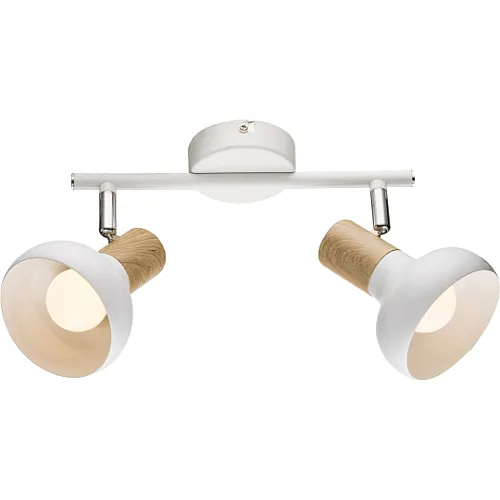 Spot lampa bela 40W 2xE14 M160620