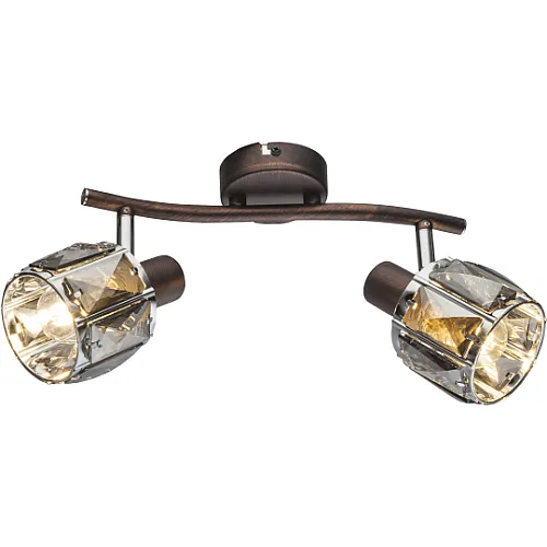 Spot lampa braon 40W 2xE14 M160720 B