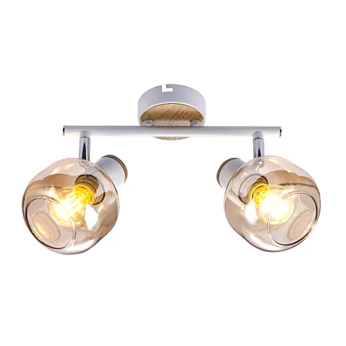 Spot lampa bela 40W 2xE14 M180120