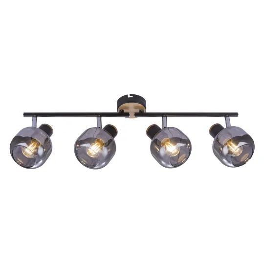 Spot lampa crna 40W 4xE14 M180140