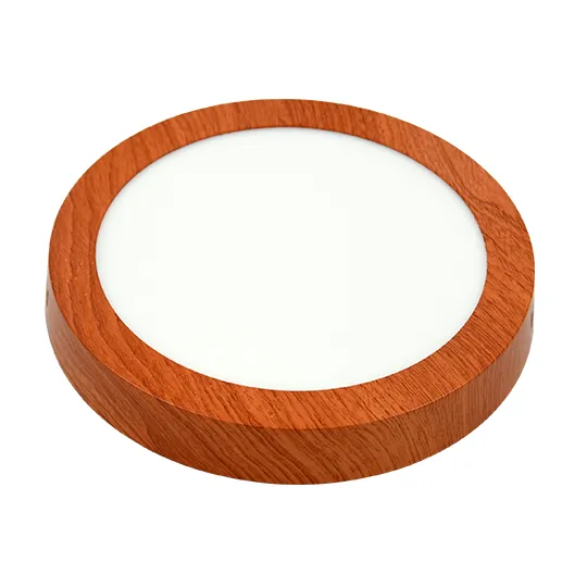 Nadgradni okrugli LED panel boja drveta 18W 3000K M18NO-WD
