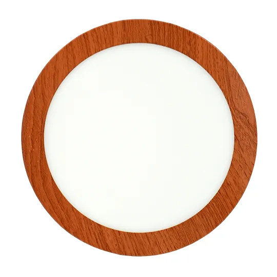 Nadgradni okrugli LED panel boja drveta 18W 3000K M18NO-WD