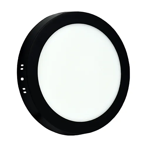 Nadgradni okrugli LED panel crni 18W 6500K M18NO-BK