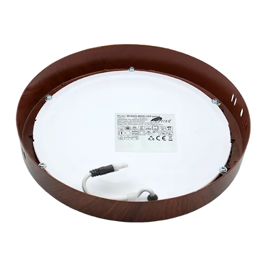 Nadgradni okrugli LED panel braon 18W 6500K tamno M18NO-WDD