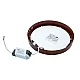 Nadgradni okrugli LED panel braon 18W 6500K tamno M18NO-WDD
