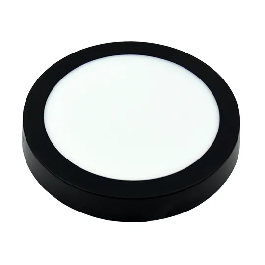 Nadgradni okrugli LED panel crni 18W 6500K M18NO-BK