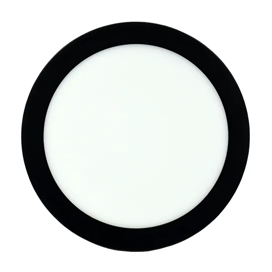 Nadgradni okrugli LED panel crni 18W 6500K M18NO-BK
