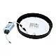 Nadgradni okrugli LED panel crni 18W 6500K M18NO-BK