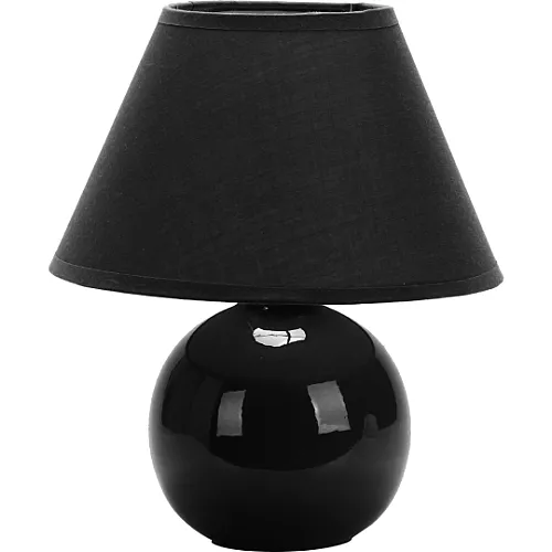 Stona lampa crna 1x40W E14 keramička M1012