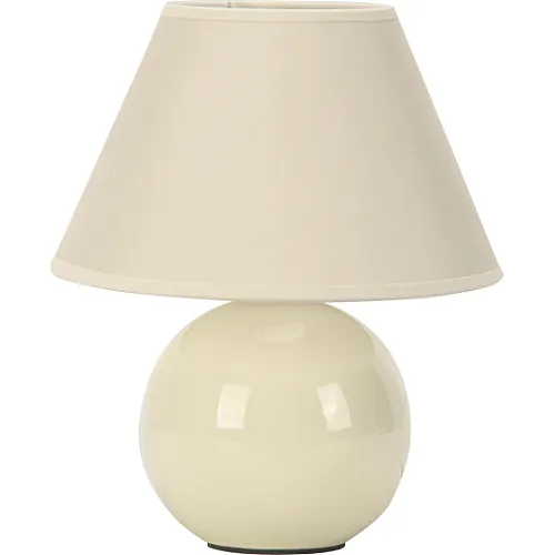 Stona lampa bež 1x40W E14 keramička M1012