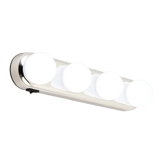 Zidna lampa hrom mat bela 4W LED SMD 4W 4000K 120lm M140040