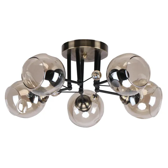 Luster crni Max.60W 220~240V 5xE27 M11039-5