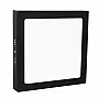 Nadgradni kvadratni led panel crni 24W 6500K M24NK-BK