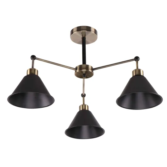 Luster crni Max.60W 220~240V 3xE27 M11036-3