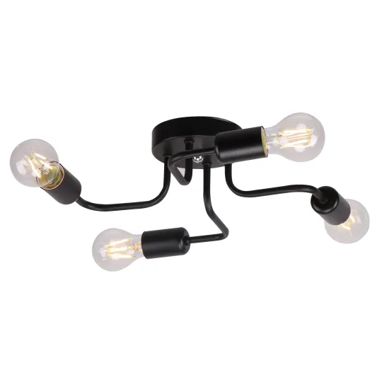 Luster crna Max.60W 220~240V 4xE27 - Sijalice nisu uključene uz proizvod! M11038-4